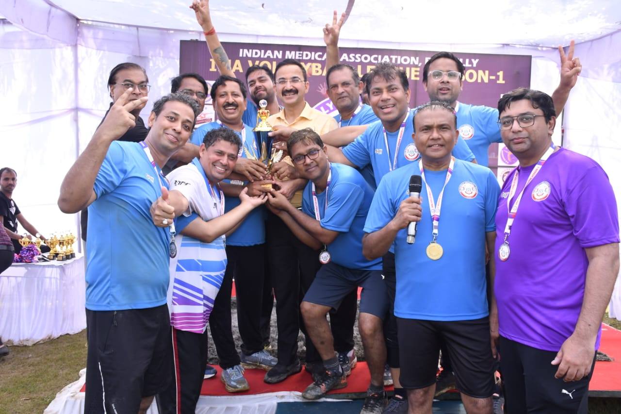 First-Ever Volleyball Tournament at IMA Bareilly, Chandralok Challengers Crowned Champions